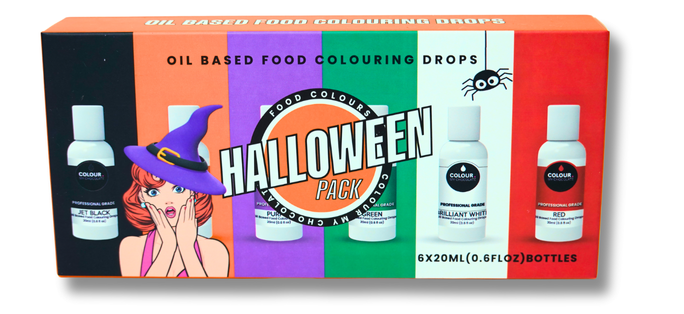 HALLOWEEN PACK Oil Based Food Colouring Drops