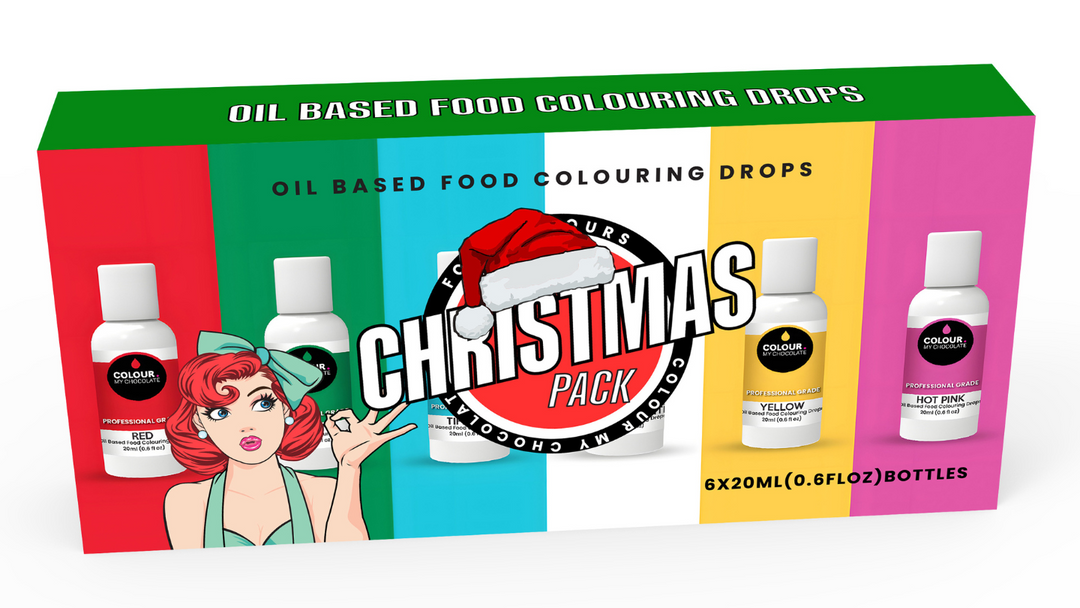 CHRISTMAS PACK Oil Based Food Colouring Drops