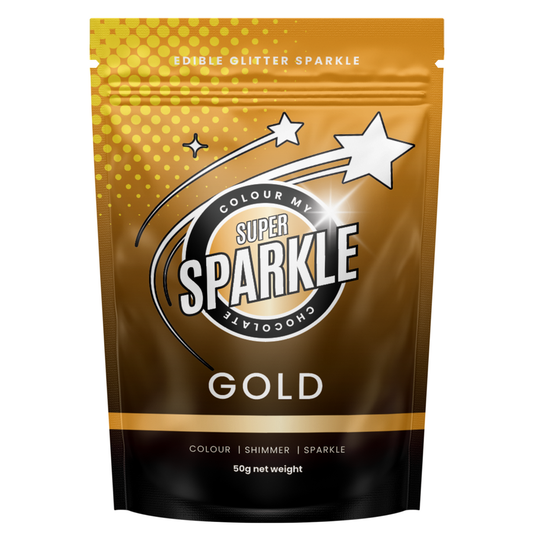 edible glitter super sparkle gold