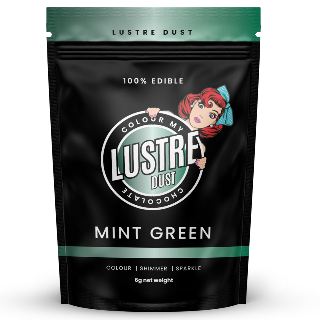 lustre dust mint green