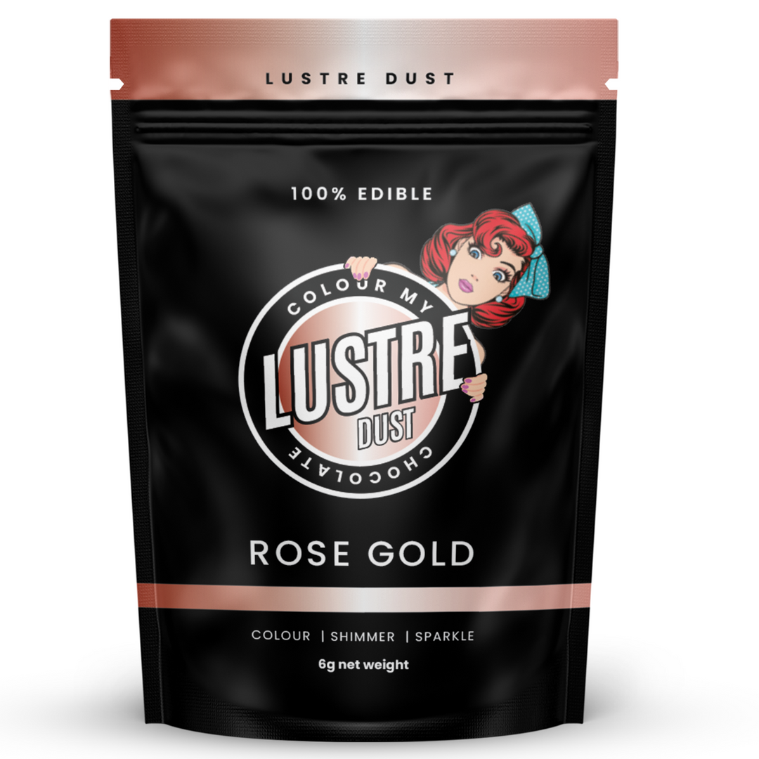 lustre dust rose gold