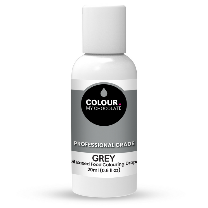 Grey Oil Based Food Colouring Drops